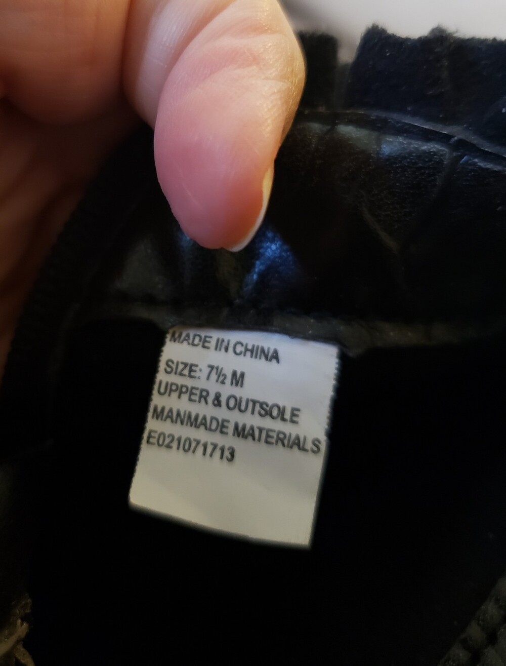 Fashion Bug Black Ruffle-Trim Ankle Booties Size 7.5 - Picture 7 of 7